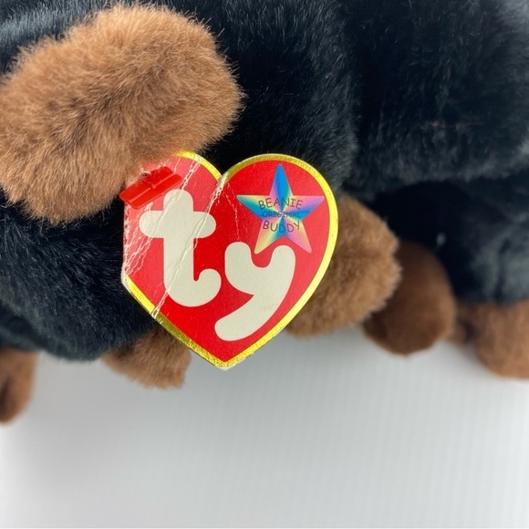 Ty Beanie Baby Congo Gorilla Plush Vintage 1999 Black Brown Monkey 10 inch - Picture 6 of 11
